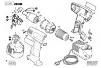 Bosch 0 601 915 620 Gsr 9,6 V Cordless Drill Driver 9.6 V / Eu Spare Parts